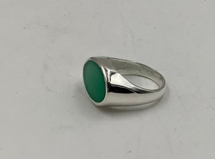 Anello Agata verde