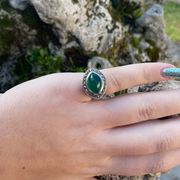 anello verde marcassiti roma etnico myka gioielli chiara ferragni gioielli artigianali gioielli fatti a mano negozio di gioielli a roma gioielleria a roma