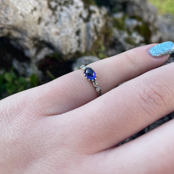 anello donna blu regalo donna roma etnico myka gioielli chiara ferragni gioielli artigianali gioielli fatti a mano negozio di gioielli a roma gioielleria a roma
