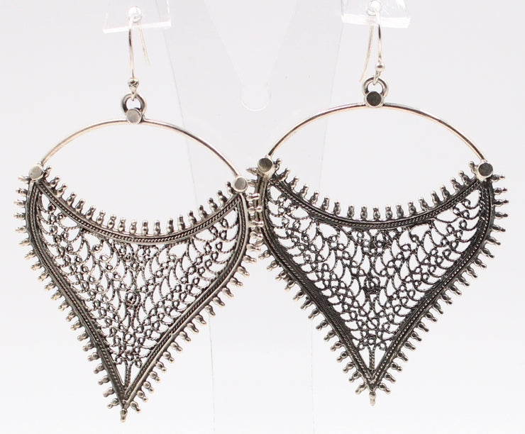 ORECCHINI Chandelier ETNICO In Argento 925 | Tradizionali Indiani | Gi - Foto 6